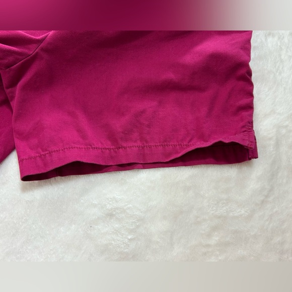 LOFT Vibrant Pink 100% Cotton Zippered Women's Bermuda Shorts Size 4 - Picture 3 of 7